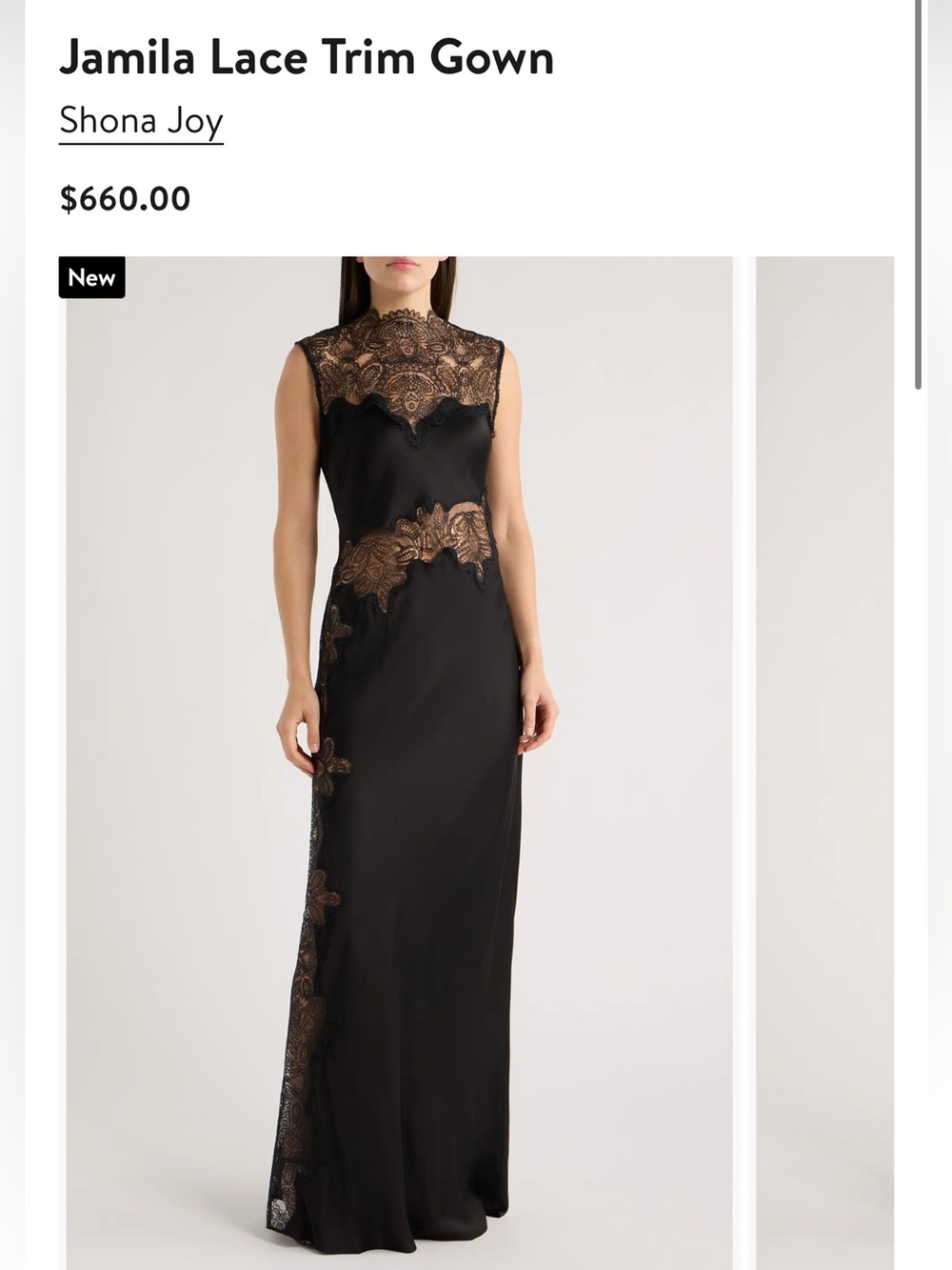 Shona Joy JAMILA LACE HIGH NECK
MAXI DRESS